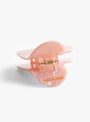 Heart Acetate Hairclaw Pink Pink Heart SOLAR ECLIPSE (back) at Couverture & The Garbstore