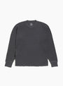 LS Thermal Faded Black Stussy (Front) at Couverture & The Garbstore