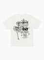 High Rollers Pigment Dyed Tee Natural Stussy (Back) at Couverture & The Garbstore