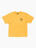 High Rollers Pigment Dyed Tee Marigold Stussy (Front) at Couverture & The Garbstore