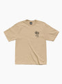 High Rollers Pigment Dyed Tee Rock Stussy (Front) at Couverture & The Garbstore