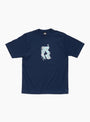 Smooth Sk8 Tee Navy Stussy (Front) at Couverture & The Garbstore