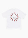 Dice Clock Tee White Stussy (Back) at Couverture & The Garbstore
