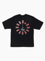 Dice Clock Tee Black Stussy (Back) at Couverture & The Garbstore