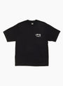 Dice Clock Tee Black Stussy (Front) at Couverture & The Garbstore
