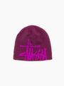 Brushed Out Basic Skullcap Plum Stussy (front) at Couverture & The Garbstore