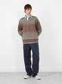 Hemp Relaxed Pant Deep Blue Gramicci (model front) at Couverture & The Garbstore