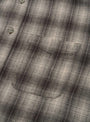 Piled Flannel Shirt Slate Gramicci (Pocket Detail) at Couverture & The Garbstore