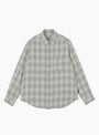 Piled Flannel Shirt Storm Gramicci (Front) at Couverture & The Garbstore