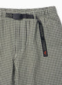 Dobby Plaid Gramicci Pant Stone Gramicci (Belt Detail) at Couverture & The Garbstore