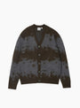 Mohair Splatter Cardigan Slate Splatter Gramicci (Front) at Couverture & The Garbstore