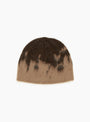 Mohair-Splatter-Beanie-Taupe-Gramicci-(Front) at Couverture & The Garbstore
