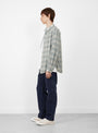 Corduroy Gramicci Pant Dark Navy Gramicci (model side) at Couverture & The Garbstore