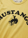 Good-Luck-Mustangs-Tee-Yellow-ONE-OF-THESE-DAYS-(detail) at Couverture & The Garbstore