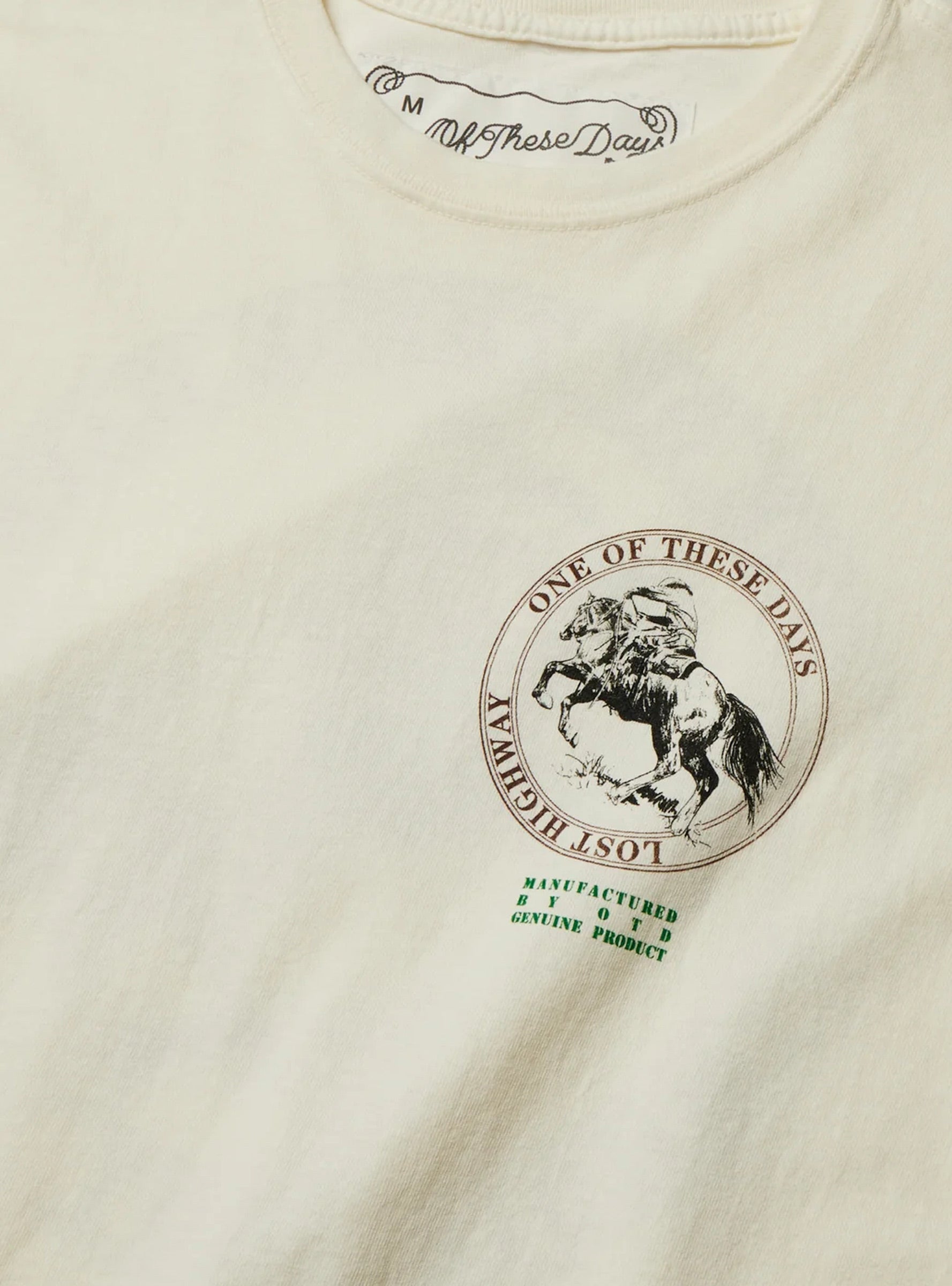 Milling Co. Tee Bone ONE OF THESE DAYS (Detail) at Couverture & The Garbstore
