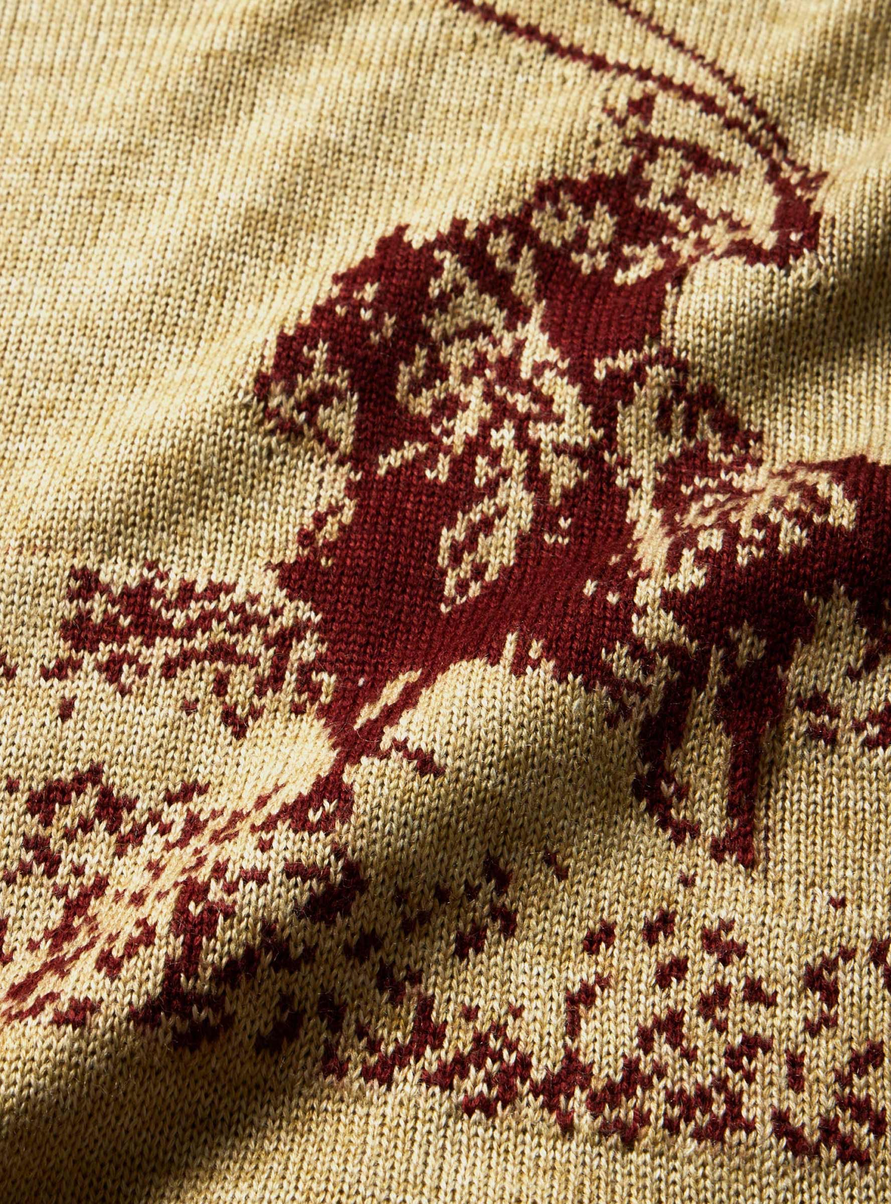Just for a Moment Knit Sweater Oatmeal ONE OF THESE DAYS (Detail) at Couverture & The Garbstore