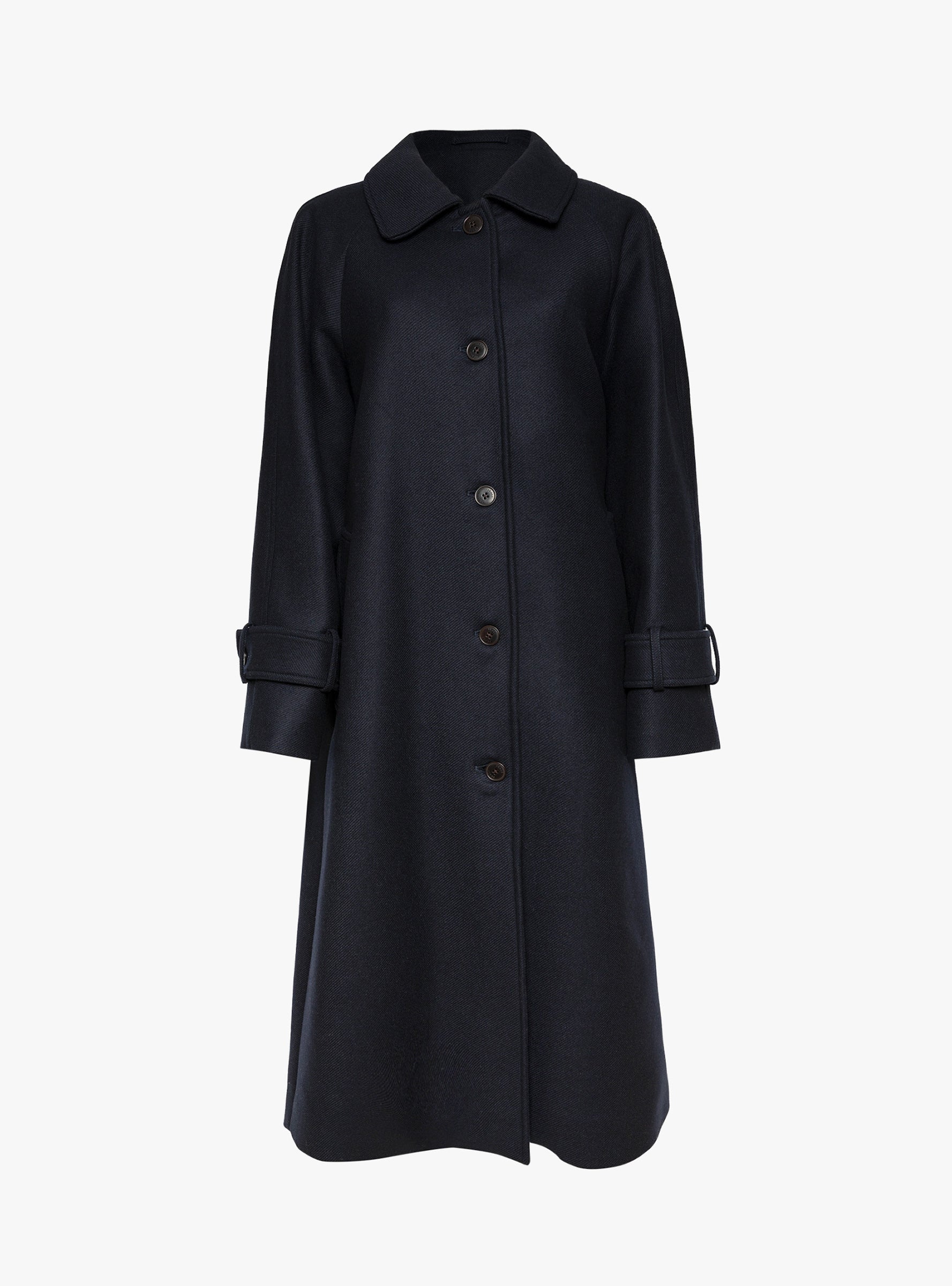 Macy Coat Dark Navy Dark Navy SKALL (ghost front) at Couverture & The Garbstore