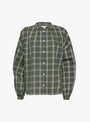 Cilla Shirt Green and White Check Green and White Check SKALL (ghost front) at Couverture & The Garbstore