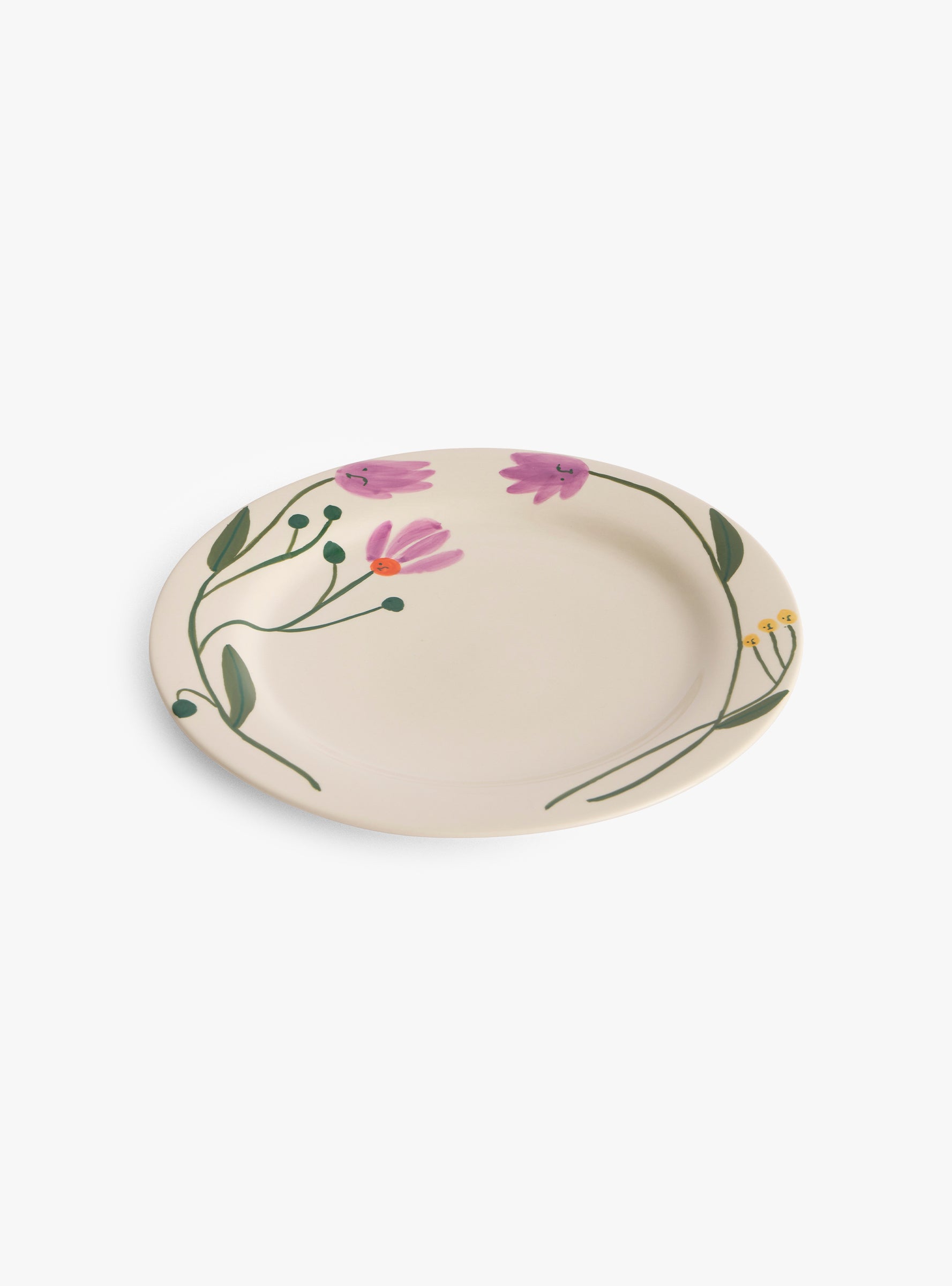 La Pittura Crocus plate 24cm Crocus Hay (front view) at Couverture & The Garbstore