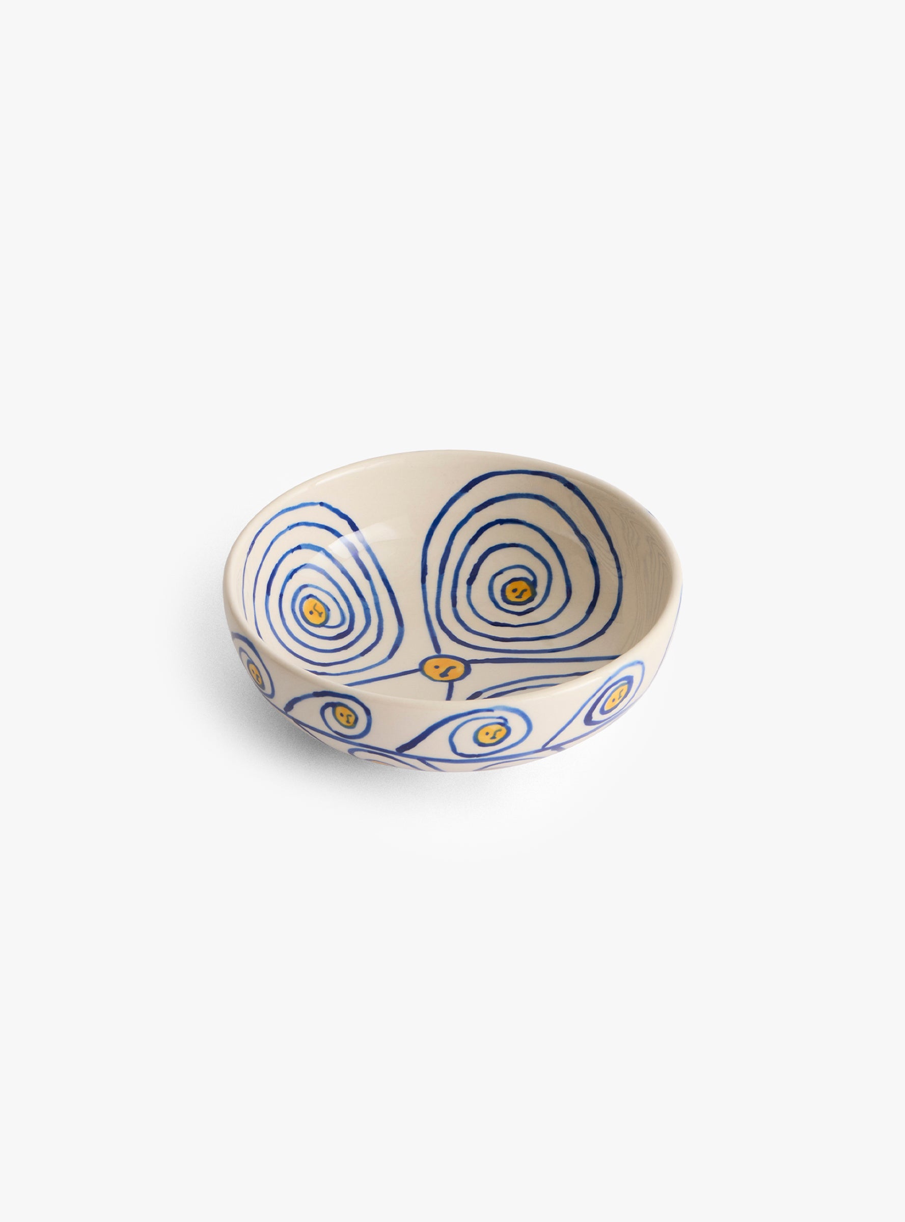La Pittura Bowl Spirale Spirale Hay (front view) at Couverture & The Garbstore