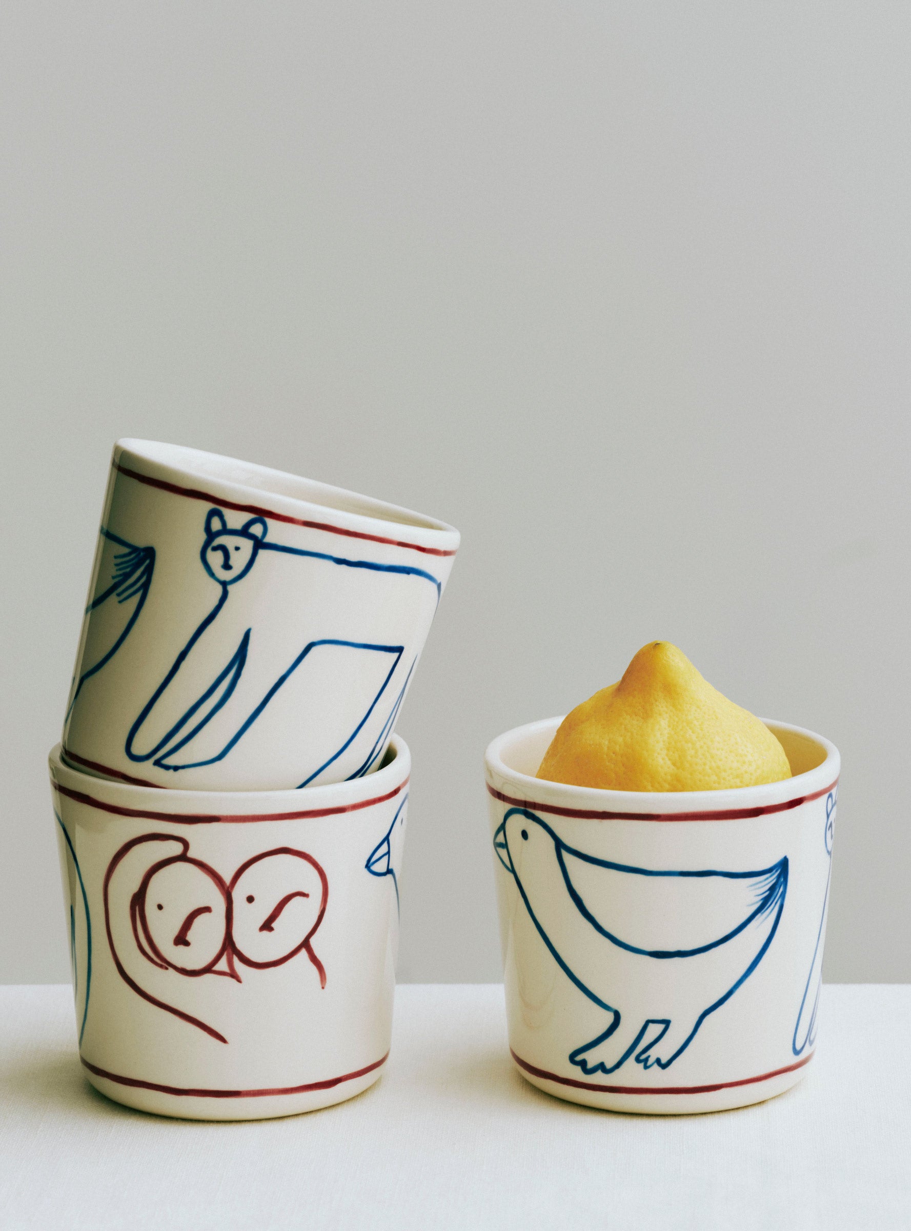 La Pittura Cup Postage Stamp Postage Stamp Hay (group shot) at Couverture & The Garbstore