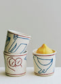 La Pittura Cup Postage Stamp Postage Stamp Hay (group shot) at Couverture & The Garbstore