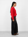 Derny Knit Ecarlate Ecarlate BELLEROSE (model side) at Couverture & The Garbstore