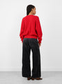 Derny Knit Ecarlate Ecarlate BELLEROSE (modle back) at Couverture & The Garbstore