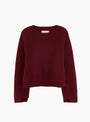 Dorou-Knit-Wine-Wine-BELLEROSE-(Front) at Couverture & The Garbstore