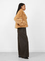Elordi Jacket Ambre Ambre BELLEROSE (model side) at Couverture & The Garbstore
