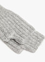 Aosti Gloves Heather Grey Heather Grey BELLEROSE (close up) at Couverture & The Garbstore