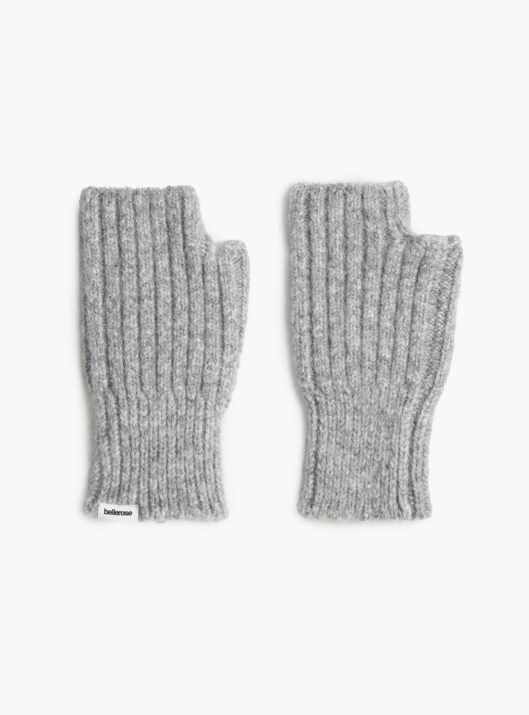 Aosti Gloves Heather Grey Heather Grey BELLEROSE (top view) at Couverture & The Garbstore