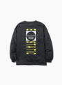 Time LS T-Shirt Charcoal ECSTATIC RESEARCH (back) at Couverture & The Garbstore
