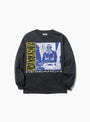 Time LS T-Shirt Charcoal ECSTATIC RESEARCH (front) at Couverture & The Garbstore