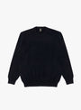 Innocent Cashmere Crewneck Navy BATONER (front) at Couverture & The Garbstore