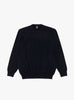Innocent Cashmere Crewneck Navy BATONER (front) at Couverture & The Garbstore