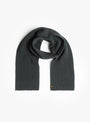 Solid Wool Muffler Forest BATONER (top view) at Couverture & The Garbstore