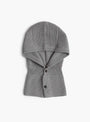 Solid-Wool-Balaclava-Grey-BATONER-(Front) at Couverture & The Garbstore