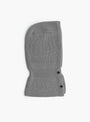 Solid-Wool-Balaclava-Grey-BATONER-(Side) at Couverture & The Garbstore