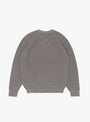 Signature Crewneck Grey BATONER (back) at Couverture & The Garbstore