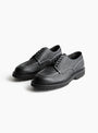 U-Tip-GTX-Derby-Black-REGAL-SHOE-&-CO.-(three-quarter front view) at Couverture & The Garbstore