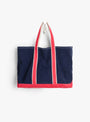 Seashore Tote Navy Navy R.CARRYALL (back) at Couverture & The Garbstore