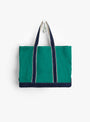 Seashore Tote Turquoise Turquoise R.CARRYALL (back) at Couverture & The Garbstore