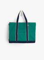 Seashore Tote Turquoise Turquoise R.CARRYALL (front) at Couverture & The Garbstore