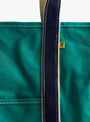 Seashore Tote Turquoise Turquoise R.CARRYALL (strap detail) at Couverture & The Garbstore
