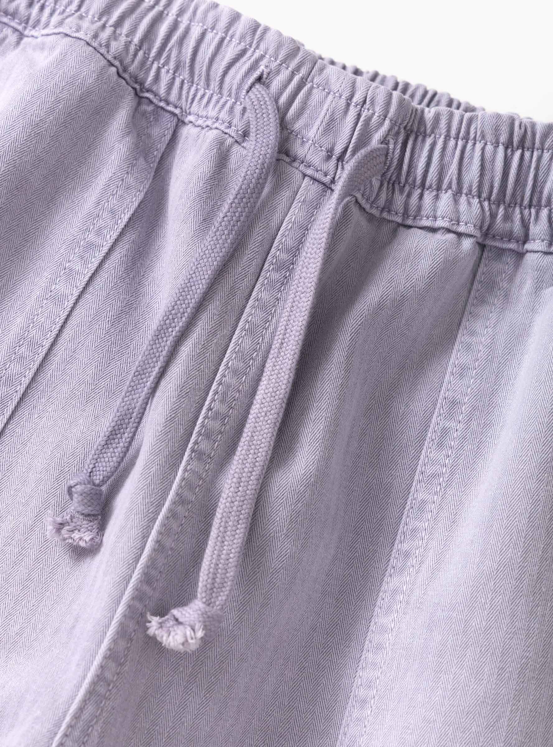 Pigment HBT Chef Pants Lavender Service Works (Drawstrings detail) at Couverture & The Garbstore