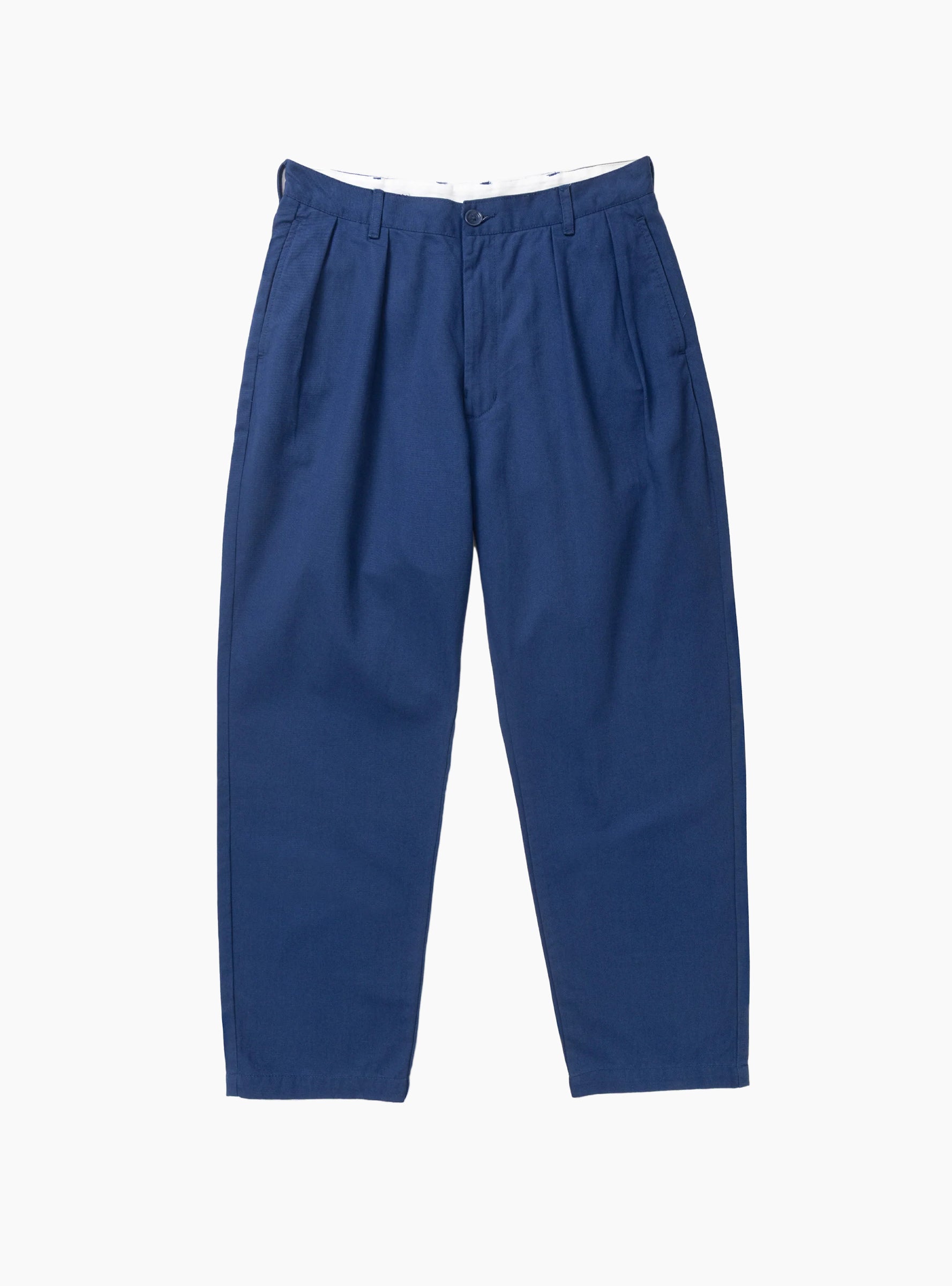 Twill Part Timer Pants Blue Service Works (Front) at Couverture & The Garbstore