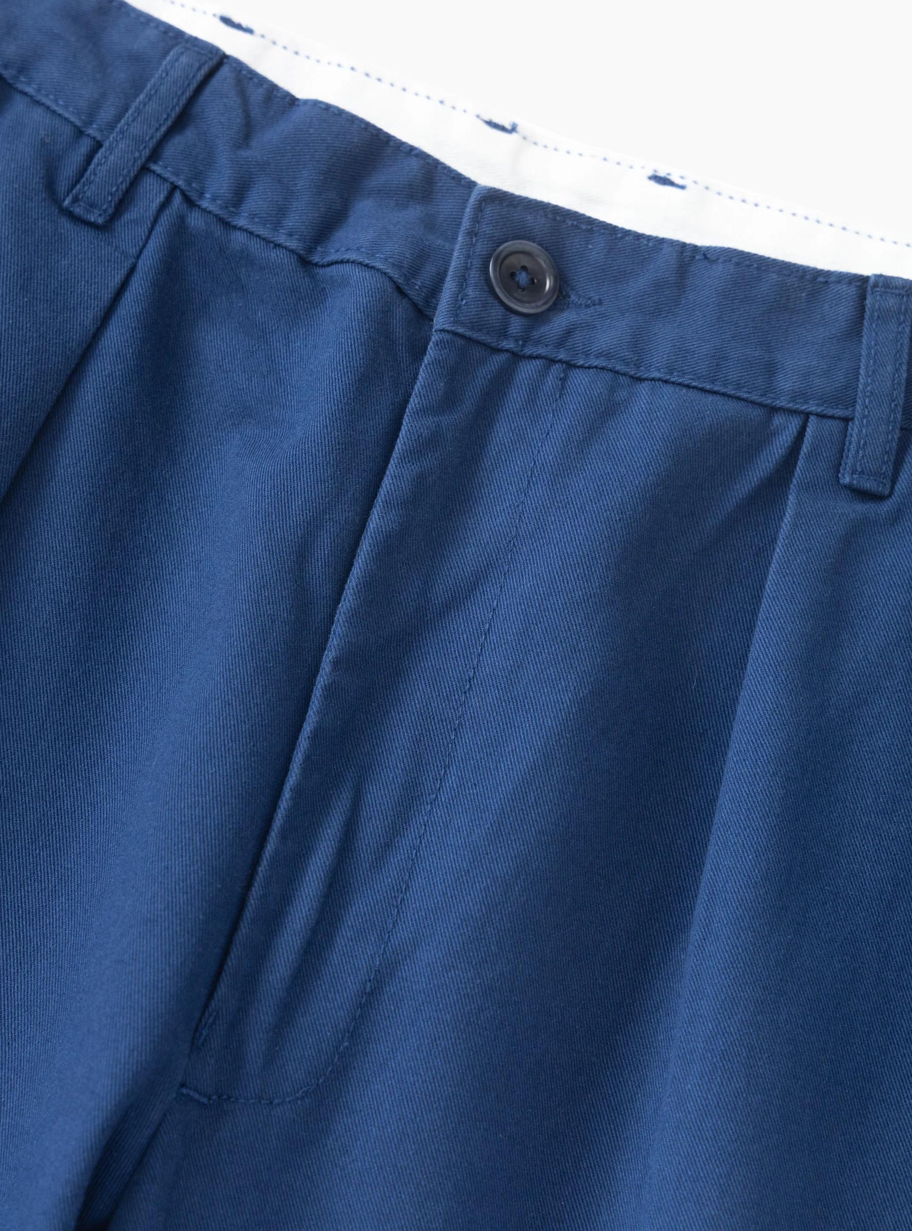 Twill Part Timer Pants Blue Service Works (detail) at Couverture & The Garbstore