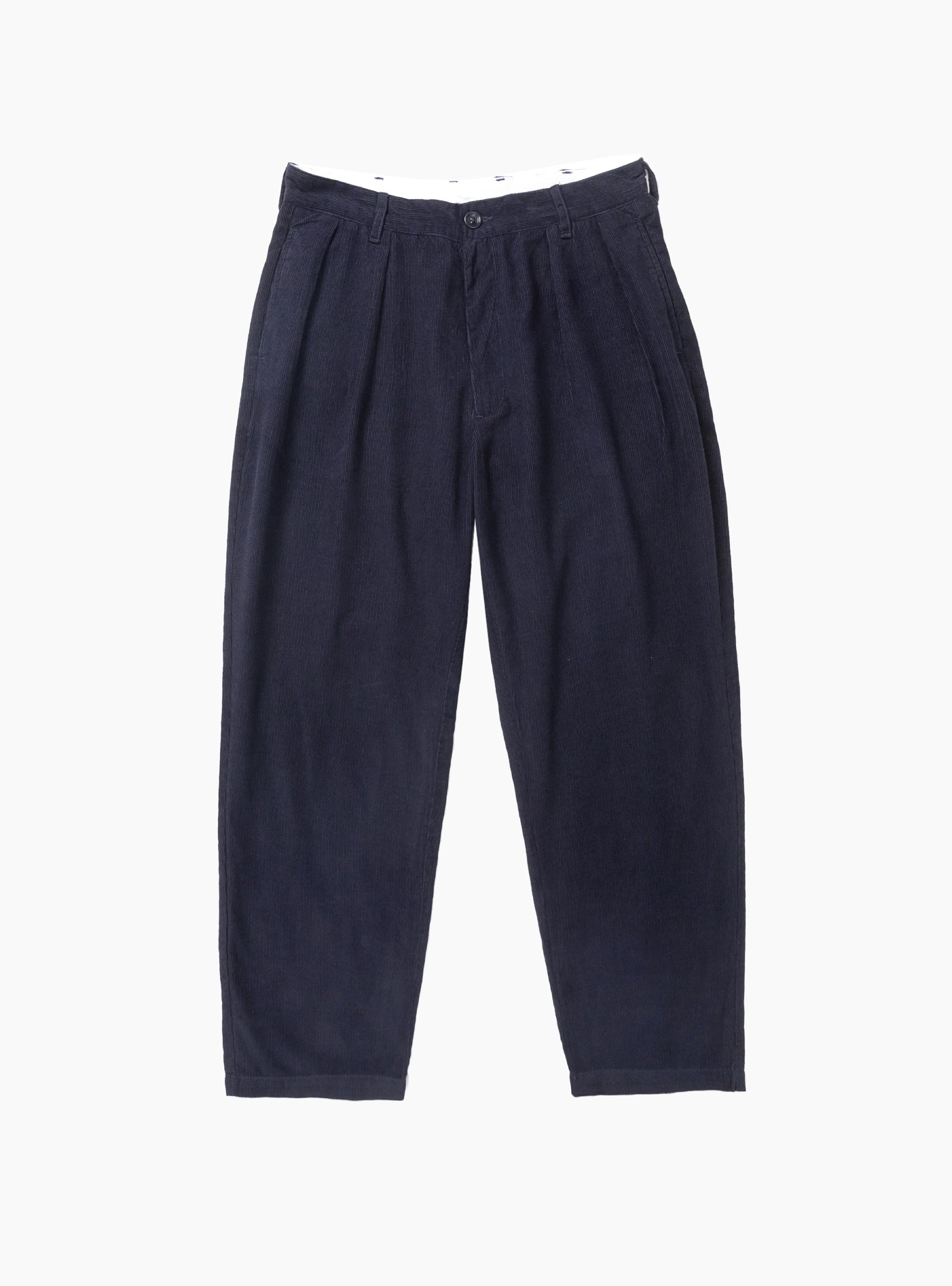 Fine Cord Part Timer Pants Dark Navy Service Works (Front) at Couverture & The Garbstore