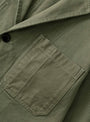 Twill Server Suit Olive Service Works (Pocket detail) at Couverture & The Garbstore